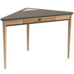Γραφείο Γωνιακό Με Συρτάρι Ashme ASHMECOROF7 114x85x75cm Clay
