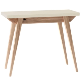 Τραπέζι Επεκτεινόμενο Envelope ENVELOPEEXT2 90x45x76/90x90x74,8cm Chalk White Mdf,Ξύλο