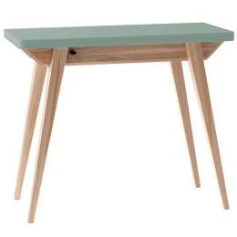 Τραπέζι Επεκτεινόμενο Envelope ENVELOPEEXT17 90x45x76/90x90x74,8cm Sage Green Mdf,Ξύλο
