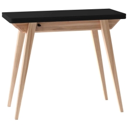 Τραπέζι Επεκτεινόμενο Envelope ENVELOPEEXTBLACK 90x45x76/90x90x74,8cm Black Mdf,Ξύλο