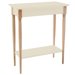 Κονσόλα Mamo S MAMOCSBE2 65x35x74cm Chalk White-Beech Mdf,Ξύλο