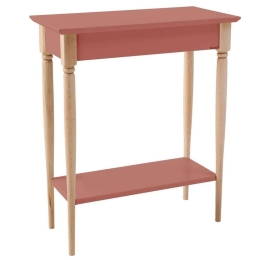 Κονσόλα Mamo S MAMOCSBE16 65x35x74cm Dark Coral-Beech Mdf,Ξύλο