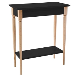 Κονσόλα Mamo S MAMOCSBEBLACK 65x35x74cm Black-Beech Mdf,Ξύλο