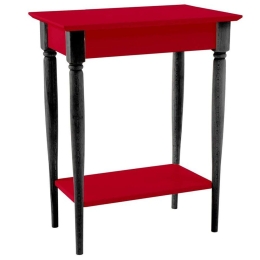 Κονσόλα Mamo S MAMOCSBL12 65x35x74cm Red-Black Mdf,Ξύλο