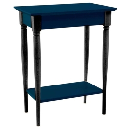 Κονσόλα Mamo S MAMOCSBL14 65x35x74cm Petrol Blue-Black Mdf,Ξύλο