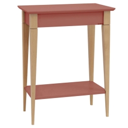 Κονσόλα Mimo S MIMOCSBE16 65x35x74cm Dark Coral-Beech Mdf,Ξύλο