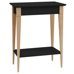 Κονσόλα Mimo S MIMOCSBEBLACK 65x35x74cm Black-Beech Mdf,Ξύλο