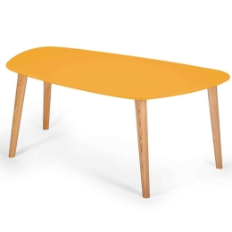 Τραπέζι Σαλονιού Endocarp ENDOCARPCT5 110x66x45cm Yellow