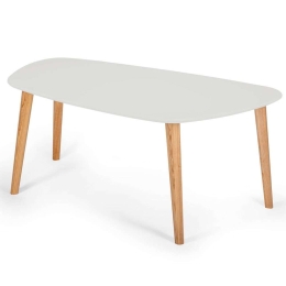 Τραπέζι Σαλονιού Endocarp ENDOCARPCT8 110x66x45cm Pearl Grey
