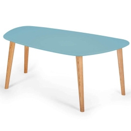 Τραπέζι Σαλονιού Endocarp ENDOCARPCT13 110x66x45cm Light Blue