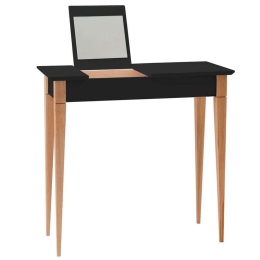 Τουαλέτα Με Καθρέπτη Mimo S MIMOTSBEBLACK 65x35x74cm Black-Beech