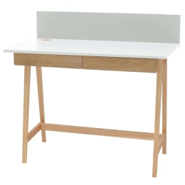 Γραφείο Luka LUKA2DOFASH1 110x50x75cm Natural-White