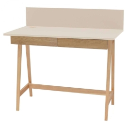 Γραφείο Luka LUKA2DOFASH4 110x50x75cm Natural-Beige