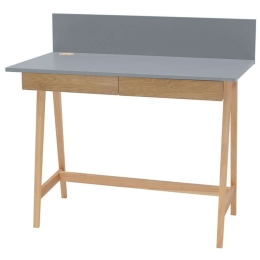 Γραφείο Luka LUKA2DOFASH6 110x50x75cm Natural-Concrete