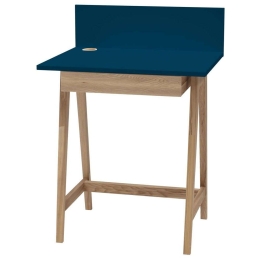 Γραφείο Luka LUKA1DOFASH14 65x50x75cm Natural-Petrol Blue
