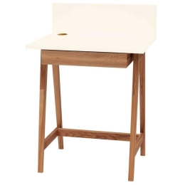 Γραφείο Luka LUKA1DOFOAK2 65x50x75cm Oak-Chalk White
