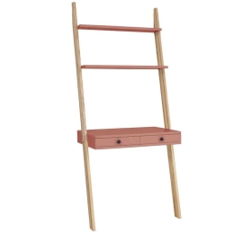 Γραφείο Ladder Leno LENOO16 79x49x183cm Dark Coral