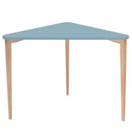 Γραφείο Γωνιακό Naja NAJAOBE13 114x85x75cm Light Blue-Beech