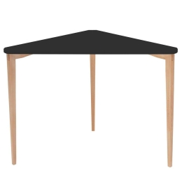 Γραφείο Γωνιακό Naja NAJAOBEBLACK 114x85x75cm Black-Beech