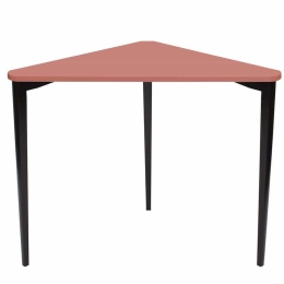 Γραφείο Γωνιακό Naja NAJAOBL16 114x85x75cm Dark Coral-Black