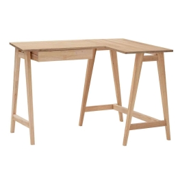 Γραφείο Luka Δεξιά Γωνία LUKASROFVENASH 115x50x75cm Natural