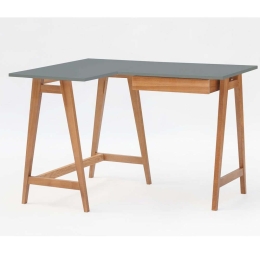 Γραφείο Luka S Αριστερή Γωνία LUKALOFSOAK6 115x50x75cm Oak-Concrete
