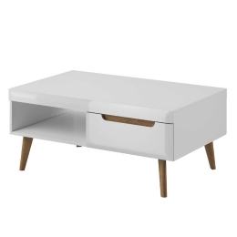 Τραπεζάκι Riviera I 40110-NR White 107Χ46Χ67 cm