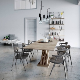 ΤΡΑΠΕΖΑΡΙΑ ΕΠΕΚΤΕΙΝΟΜΕΝΗ CITY6227 160(200)X90X76CM SΟNOMA