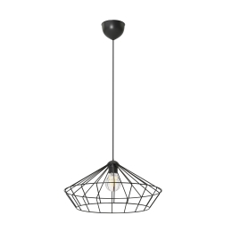 ΚΡΕΜΑΣΤΟ ΦΩΤΙΣΤΙΚΟ ΜΟΝΟΦΩΤΟ ΜΑΥΡΟ Ε27 Φ40X70CM
