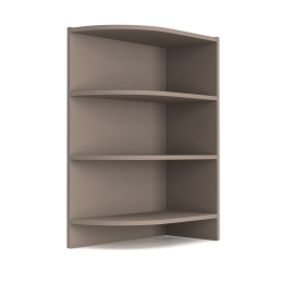CHARLOTTE ΓΩΝΙΑΚΟ ΚΑΤΩ ΝΤΟΥΛΑΠΙ ΜΕ ΡΑΦΙΑ 56.5X28.5X82CM ΜΟΚΑ