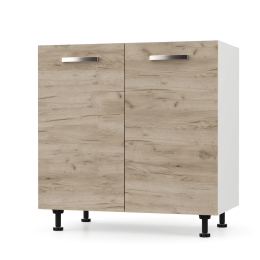 CHARLOTΤE ΚΑΤΩ ΝΤΟΥΛΑΠΙ 80X46.5X82CM ΜΕ ΜΕΤΑΛΛΙΚΑ ΧΕΡΟΥΛΙΑ ΔΡΥΣ