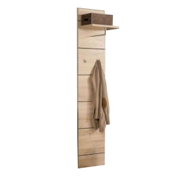 ΚΡΕΜΑΣΤΡΑ SOLO 40X30X194CM SONOMA ΜΕ ΛΕΠΤΟΜΕΡΕΙΕΣ WENGE ΚΑΙ MDF ΚΑΜΠΥΛΩΤΟ ΤΕΛΕΙΩΜΑ