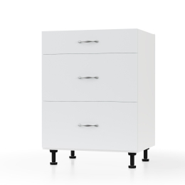 MODEST ΚΑΤΩ ΝΤΟΥΛΑΠΙ ΣΥΡΤΑΡΙΕΡΑ ΛΕΥΚΗ 60X48X82CM