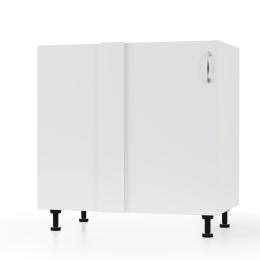 MODEST ΚΑΤΩ ΓΩΝΙΑΚΟ ΝΤΟΥΛΑΠΙ ΛΕΥΚΟ 80X48X82CM