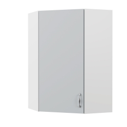 MODEST ΠΑΝΩ ΝΤΟΥΛΑΠΙ ΓΩΝΙΑΚΟ ΓΚΡΙ 60-60X30X92CM