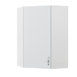 MODEST ΠΑΝΩ ΝΤΟΥΛΑΠΙ ΓΩΝΙΑΚΟ ΛΕΥΚΟ 60-60X30X92CM