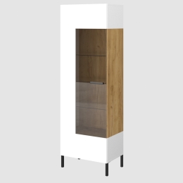 ΒΙΤΡΙΝΑ SANTES ΧΡΥΣΟ ΔΡΥΣ-ΛΕΥΚΟ 64.2X42X197.5CM