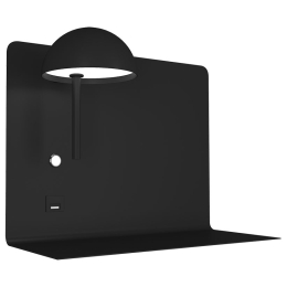 ΦΩΤΙΣΤΙΚΟ ΤΟΙΧΟΥ LED 3W 3000K ΜΑΥΡΟ 30X16.5X22.5CM