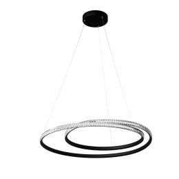 ΦΩΤΙΣΤΙΚΟ ΚΡΕΜΑΣΤΟ BRILLIANT LED 56W 4000K ΜΑΥΡΟ Φ60X120CM