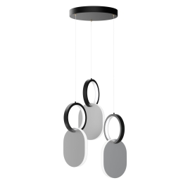 ΦΩΤΙΣΤΙΚΟ ΚΡΕΜΑΣΤΟ SYMMETRIC 1G LED 45W ΝΙΚΕΛ ΜΑΤ Φ25X120CM