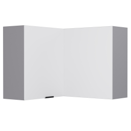 CRAFT ΠΑΝΩ ΝΤΟΥΛΑΠΙ ΓΩΝΙΑΚΟ ΛΕΥΚΟ 60-60X30X72CM