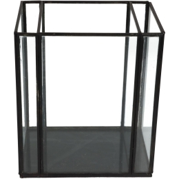 ΚΗΡΟΠΗΓΙΟ ARTELIBRE ΜΑΥΡΟ ΜΕΤΑΛΛΟ 18X13X21CM