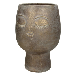 ΚΑΣΠΩ ARTELIBRE ΠΡΟΣΩΠΟ ΧΡΥΣΟ ΤΣΙΜΕΝΤΟ 17.5X17.5X25CM