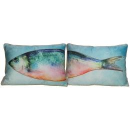 ΜΑΞΙΛΑΡΙ ARTELIBRE ΨΑΡΙ ΜΠΛΕ POLYESTER 35X50CM ΣΕΤ 2ΤΜΧ