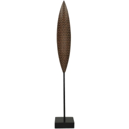 ΔΙΑΚΟΣΜΗΤΙΚΟ TRIBAL ΜΑΥΡΟ POLYRESIN 10X10X65CM