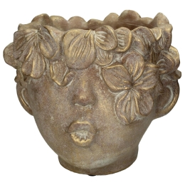 ΚΑΣΠΩ ARTELIBRE ΠΡΟΣΩΠΟ ΧΡΥΣΟ ΤΣΙΜΕΝΤΟ 26X23X21CM