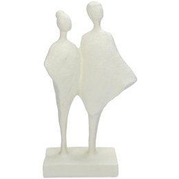 ΔΙΑΚΟΣΜΗΤΙΚΟ ARTELIBRE ΖΕΥΓΑΡΙ ΛΕΥΚΟ POLYRESIN 17.2X8.7X30.7CM