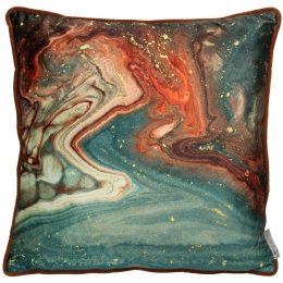 ΜΑΞΙΛΑΡΙ ARTELIBRE ΑΧΑΤΗΣ ΠΟΛΥΧΡΩΜΟ ΒΕΛΟΥΔΟ 45X45CM