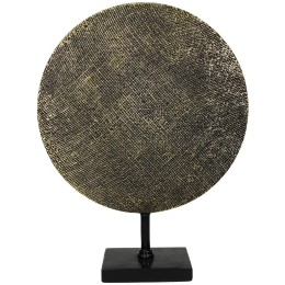 ΔΙΑΚΟΣΜΗΤΙΚΟ ARTELIBRE ΔΙΣΚΟΣ ΚΑΦΕ ΑΛΟΥΜΙΝΙΟ 35X10X45CM