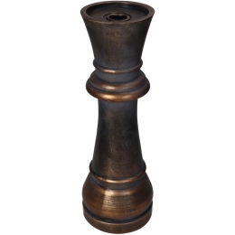 ΚΗΡΟΠΗΓΙΟ ARTELIBRE ΠΙΟΝΙ ΣΚΑΚΙΟΥ ΜΑΥΡΟ POLYRESIN 10.5X10.5X31CM